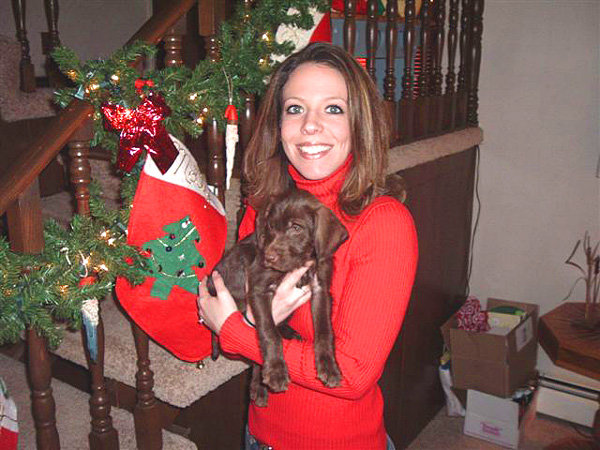 An Xmas pup for the Al Simdorn Family saw plenty of quality time from all family members in Iowa.
