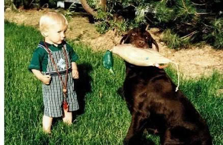 One of our happiest moments was seeing our grandson, Brett Littrell out helping grandpa train Cedarwoods First Offense a week following a 5 hour brain operation before his second birthday.  Brett has made a 100% recoverey from a chiari malformation.  Now 12, Brett is on a hockey team, baseball team, lacross team, and enjoys golf and shooting his compound bow. He even bagged his first elk last Fall from a tree stand.