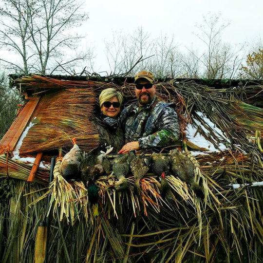 My daughter Brooke after 20 years of marriage is still hunting with her husband Rick.  Nice, very nice !!